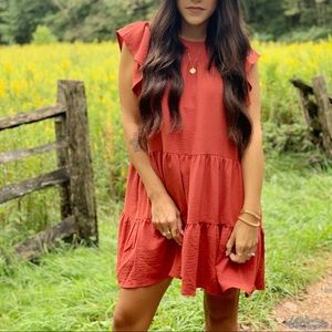 Newbury Kustom Short Sleeve Dress with Pleat